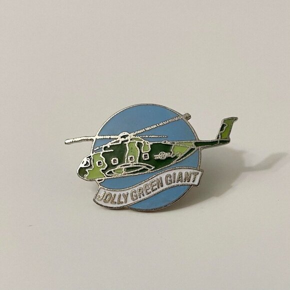 US Air Force Pin Jolly Green Giant Helicopter USAF Search Rescue - Picture 2 of 11